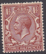 N18(3) 1½d Deep Red Brown Royal Cypher UNMOUNTED MINT MNH