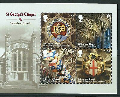MS3932 2017 St Georges Chapel miniature sheet UNMOUNTED MINT