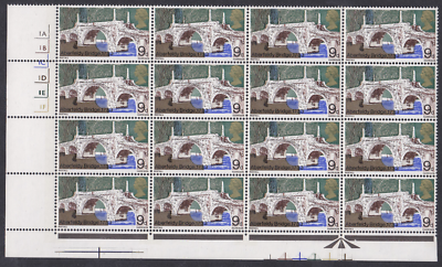 Sg 764 9d F+G Cyl 1A 1B 1C 1D 1E 1F UNMOUNTED MINT MNH