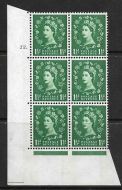 1½d Blue Phosphor on White cyl 22 Dot perf type A(E I) UNMOUNTED MINT MNH