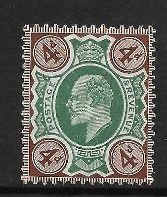Sg 238 M24(2) 4d Deep Green  Chocolate Brown (c) De La Rue UNMOUNTED MINT MNH