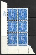 2½d Light Blue Cylinder Control L42 84 Dot perf 5(E I) UNMOUNTED MINT MNH