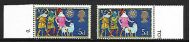 Sg 813gh 1969 5d Christmas Phosphor Omitted  reverse feed perfs UNMOUNTED MINT