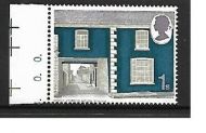 1970 Rural Architecture 1 - Flaw - Missing new blue - UNMOUNTED MINT