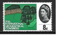 1964 Geographical 8d (Ord) - Emerald lawn UNMOUNTED MINT