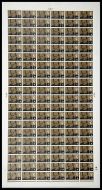 1965 SCARCE CC 4d (ORD) Timson full sheet cylinder 1A1B Dot Unmounted Mint