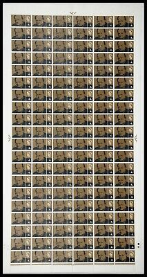 1965 SCARCE CC 4d (ORD) Timson full sheet cylinder 1A1B Dot Unmounted Mint