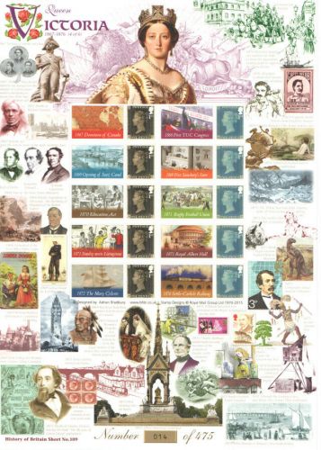 GB 2015 BC-458 Victoria - history of Britain no.109 Smiler sheet UNMOUNTED MINT