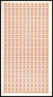 4½d Multi Crowns on White Full Sheet Cyl 8 No Dot With flaw UNMOUNTED MINT MNH