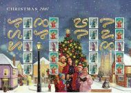 LS42 GB 2007 Christmas Smiler sheet UNMOUNTED MINT/MNH