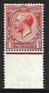 N16(5) 1d Brick Red Royal Cypher single with RPS cert UNMOUNTED MINT