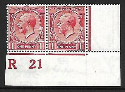 N16(10a) 1d Carmine Control R21 Imperf with RPS Cert UNMOUNTED MINT