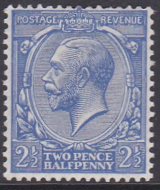 N21(3) 2½d French Blue Royal Cypher UNMOUNTED MINT