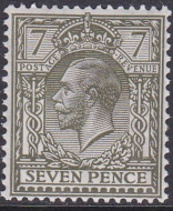 N27(2) 7d Olive-Grey Royal Cypher UNMOUNTED MINT/MNH