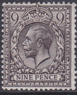 N29(2) 9d Pale Agate Royal Cypher UNMOUNTED MINT