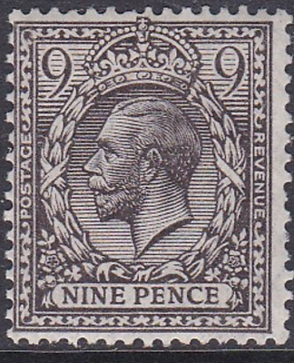 N29(2) 9d Pale Agate Royal Cypher UNMOUNTED MINT