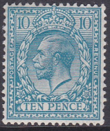 N31(1) 10d Bright Turquoise Blue Royal Cypher UNMOUNTED MINT