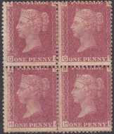 Sg43 1d plate 102 Block of four 3 x M M 1 x UNMOUNTED MINT