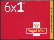 PM78 2021 Only fools & horses 6 x 1st Self Adhesive Booklet With Cylinder