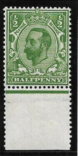 Spec N2(4)var ½d Deep Bright Yellow Green Downey Head with cert UNMOUNTED MINT