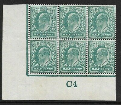 ½d Blue-Green Control C4 with variety plate 23 Ex Lady Mairi Bury UNMOUNTED MINT