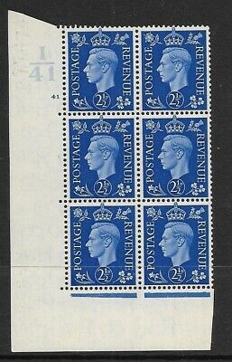2½d Blue Dark colours I41 41 No Dot perf 5(E I) UNMOUNTED MINT