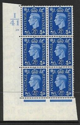 2½d Blue Dark colours I41 59 No Dot perf 5(E I) UNMOUNTED MINT