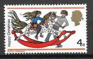 Sg 775e 1968 4d Christmas with missing phosphor UNMOUNTED MINT