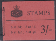 M28p 3 - Green phosphor GPO stamps booklet UNMOUNTED MINT MNH