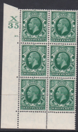 1 2d Photogravure cyl blk X35 30 dot perf 6(e p) UNMOUNTED MINT