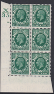 1 2d Photogravure cyl blk X35 32 dot perf 5(E I) UNMOUNTED MINT