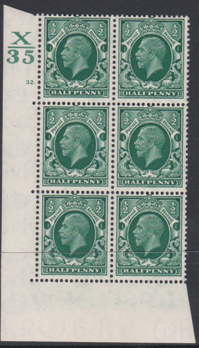 1 2d Photogravure cyl blk X35 32 dot perf 5(E I) UNMOUNTED MINT