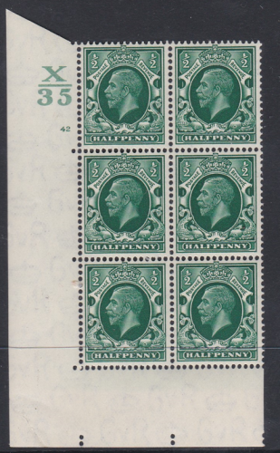 1 2d Photogravure cyl blk X35 42 dot perf 5(E I) UNMOUNTED MINT