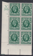 1 2d Photogravure cyl blk Y36 49 dot perf 5(E I) UNMOUNTED MINT