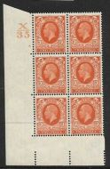 Sg 442d 2d Photogravure cyl blk X35 8 No Dot perf 5(E I) MOUNTED MINT