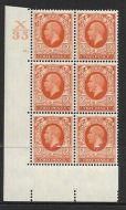 1934 2d Photogravure cyl blk X35 12 Dot perf 5(E I) UNMOUNTED MINT