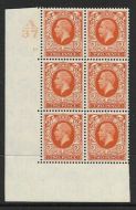 1934 2d Photogravure Control A37 13 No Dot perf type 5(E I) UNMOUNTED MINT