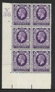 1934 3d Photogravure Control Y36 12 Dot perf type 5(E I) UNMOUNTED MINT