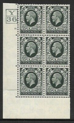1934 4d Photogravure Control Y36 11 Dot perf type 5 4 bar UNMOUNTED MINT