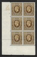 1934 1 - Photogravure Control Z36 5 No Dot perf type 5 UNMOUNTED MINT