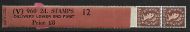 2d Wilding Edward Crown coil leader V12 UNMOUNTED MINT