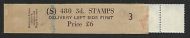 3d Multi Crown cream watermark - sideways Delivery Coil leader S 3 - MNH