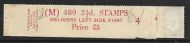 2½d Multi Crown white watermark sideways Delivery Coil leader M 4 MNH