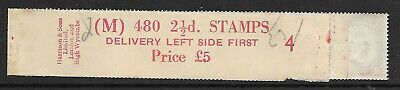 2½d Multi Crown white watermark sideways Delivery Coil leader M 4 MNH