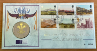 25th Anniversary Investiture of the prince of wales presentation pack