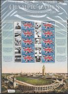 CS-2 1908 London Olympic Games Smiler Sheet UNMOUNTED MINT