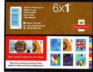 QA4 2008 Smilers - New Baby Barcode Booklet 6 x 1st - Complete