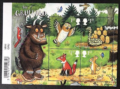 MS4282a 2019 Gruffalo Barcode Miniature Sheet UNMOUNTED MINT