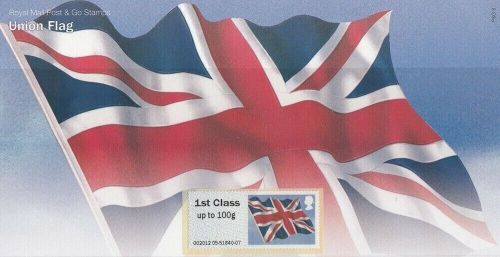 2012 Union Flag post  Go PG 8 UNMOUNTED MINT