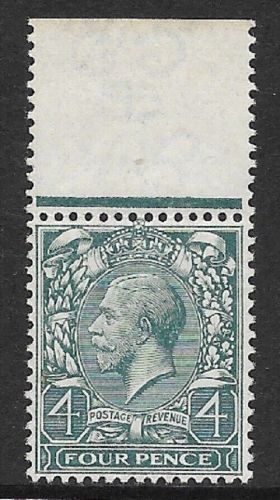 Sg 379wk 4d Royal Cypher with Watermark Inverted  Reversed UNMOUNTED MINT
